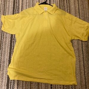 Hanes Men's Bright Yellow Shirt